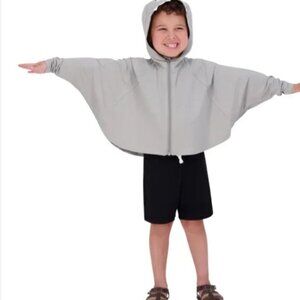 Hazel + Harper Toddler One Size 2T-4T Gray Full-zip Wicking UPF SWIM COVER-UP